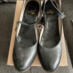 Freebird black leather Mary janes size 8